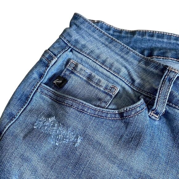 KanCan Distressed Stretch Jeans VBK1221 Blue Sz 28 - Picture 2 of 12